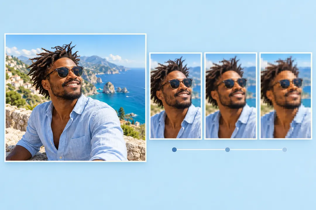 Nostalgic Profile Picture camera style illustration